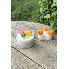 Ball Mini Üçlü Sukulent Mum Kalıbı (Silikon)