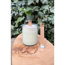 Rufus Concept Ahşap Mum Fitili ve Yapışkanlı Fitil Sehpası 10 Adet (15x100x0,5mm) LOVE