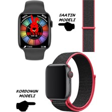 Bunnys Akıllı Saat Nfc Özellikli Watch 8 Pro Bt Konuşma Özellikli Akıllı Saat Hasır Kordon