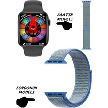 Bunnys Akıllı Saat Nfc Özellikli Watch 8 Pro Bt Konuşma Özellikli Akıllı Saat Hasır Kordon