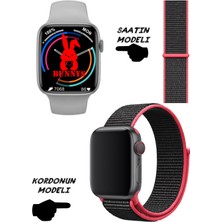 Bunnys Akıllı Saat Nfc Özellikli Watch 8 Pro Bt Konuşma Özellikli Akıllı Saat Hasır Kordon