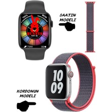 Bunnys Akıllı Saat Nfc Özellikli Watch 8 Pro Bt Konuşma Özellikli Akıllı Saat Hasır Kordon