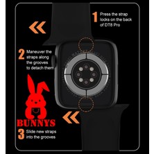 Rabbit Store Apple Iphone Uyumlu Akıllı Saat Watch 8 Pro 45MM Nfc Özellikli Bt Çağrı Destekli