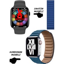 Rabbit Store Apple Iphone Uyumlu Akıllı Saat Nfc Özellikli Bt Konuşma Özellikli Watch 8 Akıllı Saat Deri Krdn