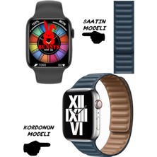 Rabbit Store Apple Iphone Uyumlu Akıllı Saat Nfc Özellikli Bt Konuşma Özellikli Watch 8 Akıllı Saat Deri Krdn