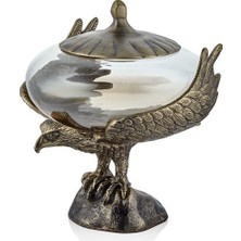 Gürdamar Home Gold Falcon Serisi Dekoratif Şekerlik 28X24X29 cm