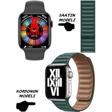 Rabbit Store Samsung Uyumlu Akıllı Saat Nfc Özellikli Bt Konuşma Özellikli Watch 8 Akıllı Saat Deri Krdn