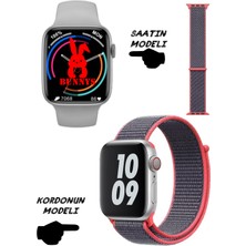 Bunnys Akıllı Saat Nfc Özellikli Watch 8 Pro Bt Konuşma Özellikli Akıllı Saat Hasır Kordon