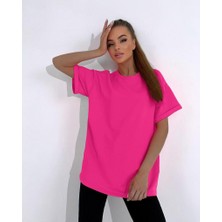 Oversize Kısa Kollu T-Shirt-Tayt Takım