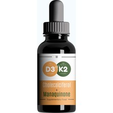 Tbt Vitamin D3 + K2 Kolekalsiferol + Menakuinon 7 Damla 20 ml