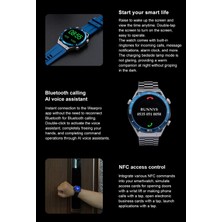 Bunnys Huaweı Uyumlu Akıllı Saat Konuşma Özellikli Smart Wtch 46MM