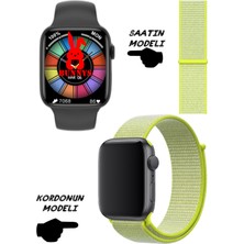 Bunnys Akıllı Saat Apple Iphone Uyumlu Nfc Özellikli Watch 8 Pro Bt Konuşma Özellikli Akıllı Saat Hasır Kordon