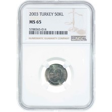 Osmanlı Mezat Top Pop / Ngc Sertifikalı - 50.000 Lira 2003