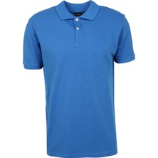 Altınyıldız Classics Polo Yaka Mavi Erkek T-Shirt 4A9000000001