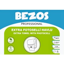 Bezos Professıonal 21 cm Fotoselli Hareketli Havlu 6 Rulo x 2 Koli