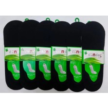 Dündar Plus 5541 Erkek Bambu Silikonlu Babet Çorap 12 Adet