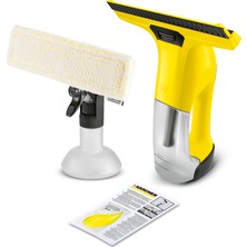 Karcher Wv 6 Plus Şarjlı Cam Temizleme Makinesi Sarı Renkli Uzun Pil Ömrü ile Etkili Temizlik
