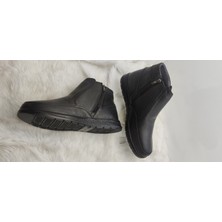 Çiğdem Kundura  Deri Siyah ,yumuşak Erkek Bot (1) - Siyah - 45 - ST01134-SİYAH-45