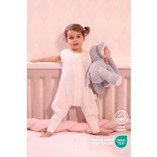 Lilalinda Bebek/çocuk Müslin Uyku Tulumu, Nakış Detaylı, %100 Pamuk