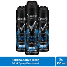 Rexona Men Deodorant Cobalt 150 ml - 3'lü Paket