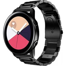 Sneezy Samsung Galaxy Watch Active Active 2 44MM-40MM Uyumlu 20MM Ironweft Döküm Çelik Metal Kordon