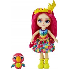 Enchantimals Minik Kız Kardeşler ve Dostları Peachy Parrot HCF97-HCF99