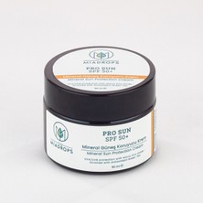 The Miadrops Pro Sun Spf 50+ Yağ Bazlı Mineral Güneş Koruyucu Krem (Yüz+Vücut)-50ml