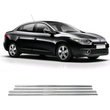 Bay Art Decor Renault Fluence Avantajlı Krom Set 2010 ve Sonrası -4ürün- Paslanmaz Çelik