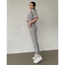 Foa Fashion Ekru Kapitone Ikili Takım 0018