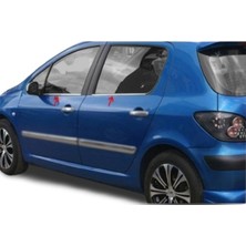 Bay Art Decor Peugeot 307 Avantajlı Krom Set 2001 ve Sonrası -4ürün- Paslanmaz Çelik