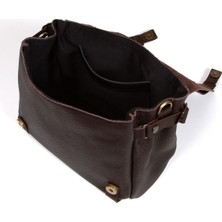 Saraci Leather Craft Kadın Deri Omuz Çanta Ufak  Fransız Stil Özel Yapım U