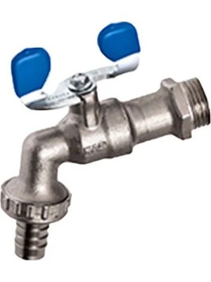 Kas 1/2" Tek Parça Rekorlu Küresel Bahçe Musluğu