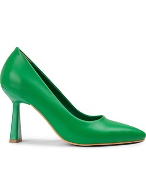 Deery Yeşil Kadın Stiletto - NW721ZYSLM01