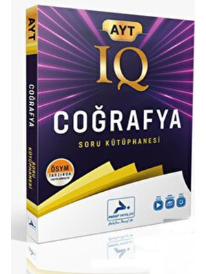 Paraf Yayınları AYT Coğrafya IQ Soru Kütüphanesi Paraf Yayınları