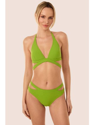 Ayyıldız 3402 Yeşil Bikini Takımı