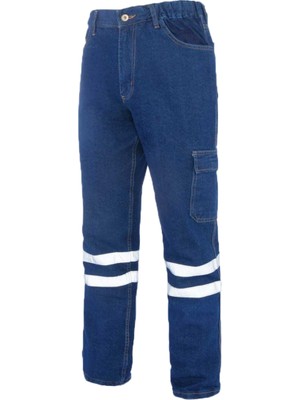 Myform Pantolon Sona Denim Mavi 02136 Gri 3xl
