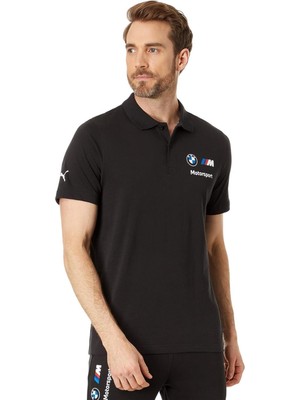 Puma Bmw Mms Ess Polo Puma Black Erkek T-Shirt