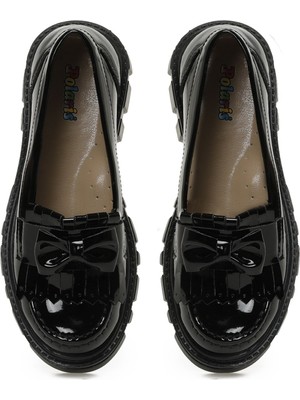 Polaris 626078.F3PR Siyah Kız Çocuk Loafer