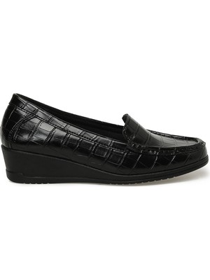 Polaris 165016.KZ3PR Siyah Kadın Loafer