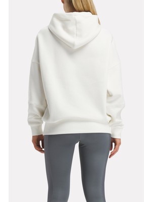 Reebok Lux Oversızed Hoodıe Ekru Kadın Sweatshirt