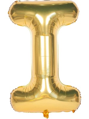 Dizayn Parti Evi Harf Balon  I Gold - 16 Inc / 40 cm Gold I