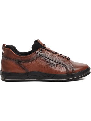 Voyager 4304 Taba Hakiki Deri Erkek Günlük Ayakkabı