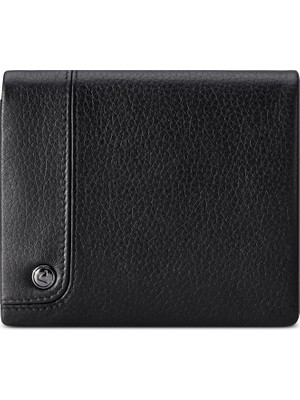 Roncato Erkek Cüzdan & Kartlık 41241401 Roncato Alaska Small Wallet With With Coins Pocket Black