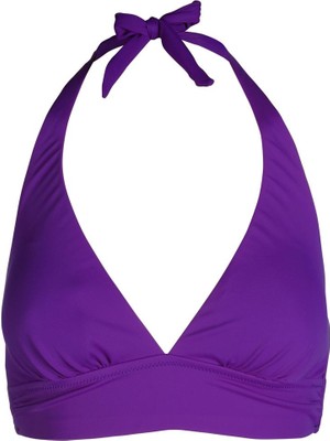 Endeep Kadın Boyundan Bağlamalı Mor Bikini Üstü