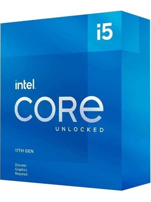 Universal Intel Core I5 11600K 3.9ghz LGA1200 12MB Cache Işlemci (Fansız)