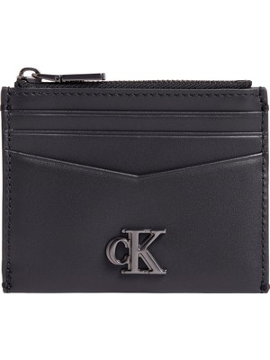 Calvin Klein Siyah Erkek Kartlık Mono Hrdw Id Cardholder W/zıp