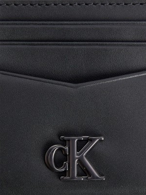 Calvin Klein Siyah Erkek Kartlık Mono Hrdw Id Cardholder W/zıp