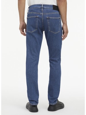 Calvin Klein Normal Bel Normal Paça Slim Fit Mavi Erkek Denim Pantolon K10K1107081BJ