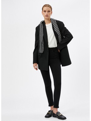 Koton Yüksek Bel Kot Pantolon Dar Paça - Carmen Jeans