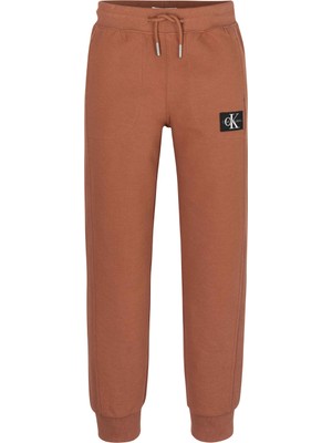 Calvin Klein Lastikli Paça Kahve Erkek Çocuk Eşofman Altı IB0IB01758GAN